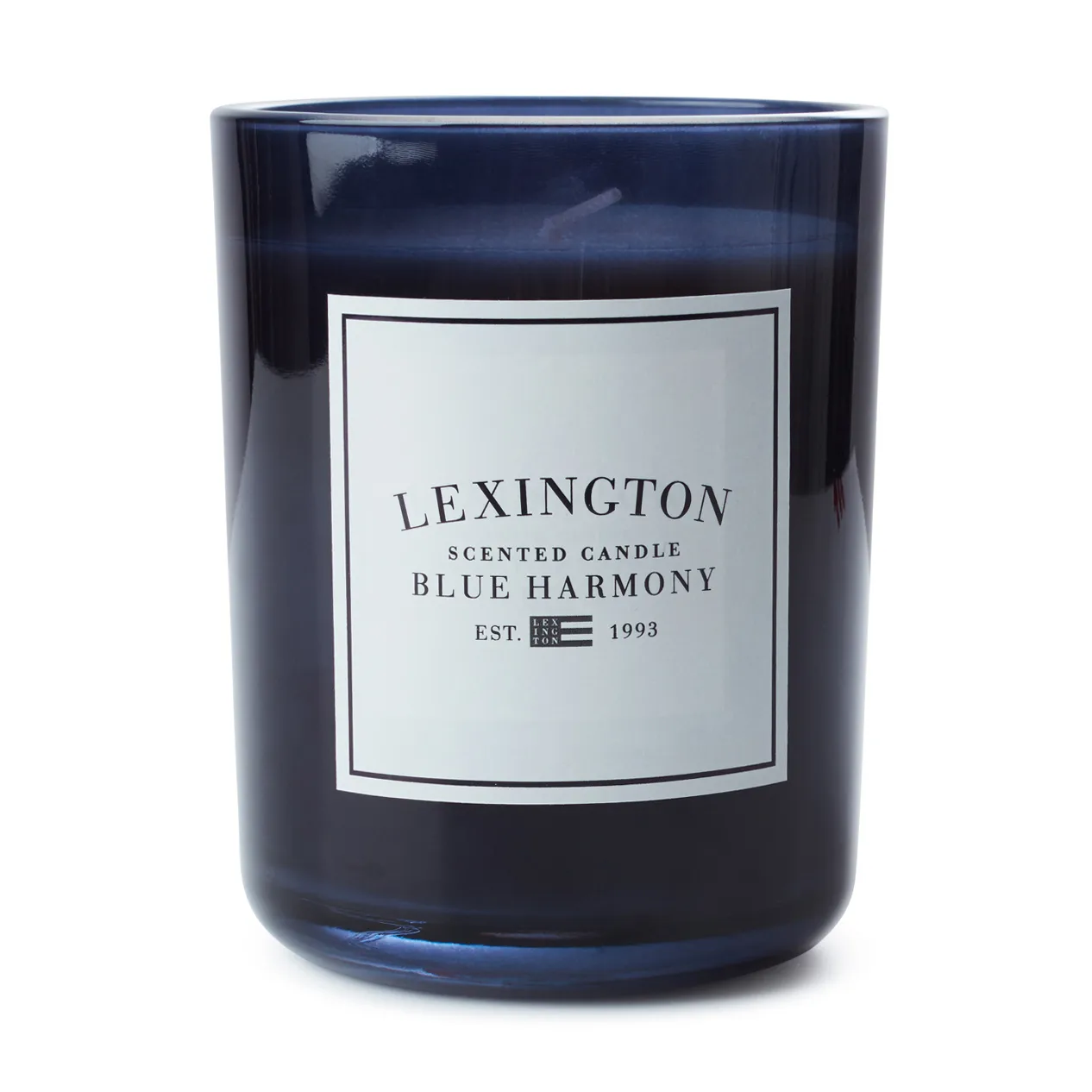Candela profumata Blue Harmony 60 ore, Blu scuro Lexington