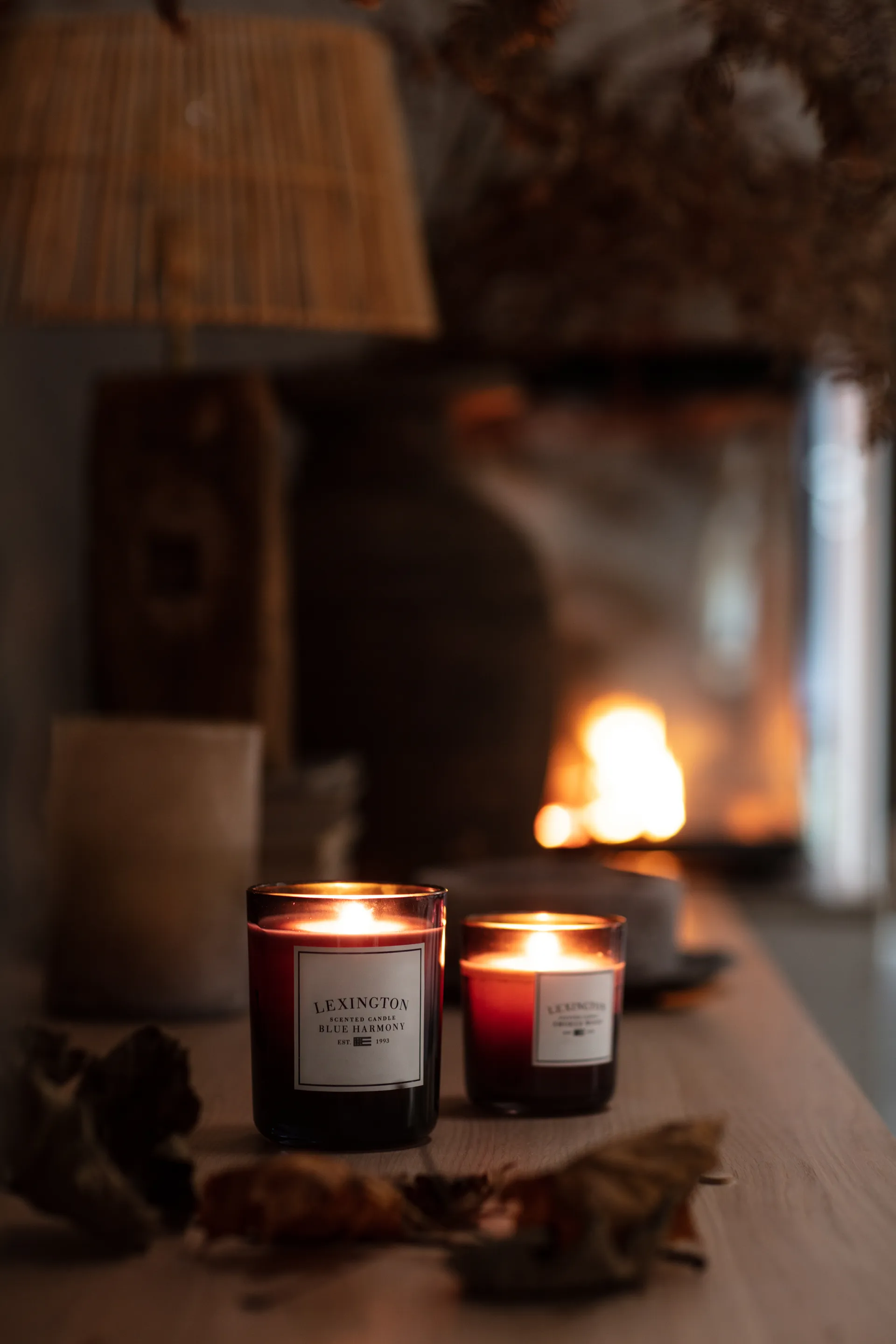 Candela profumata Blue Harmony 60 ore, Blu scuro Lexington