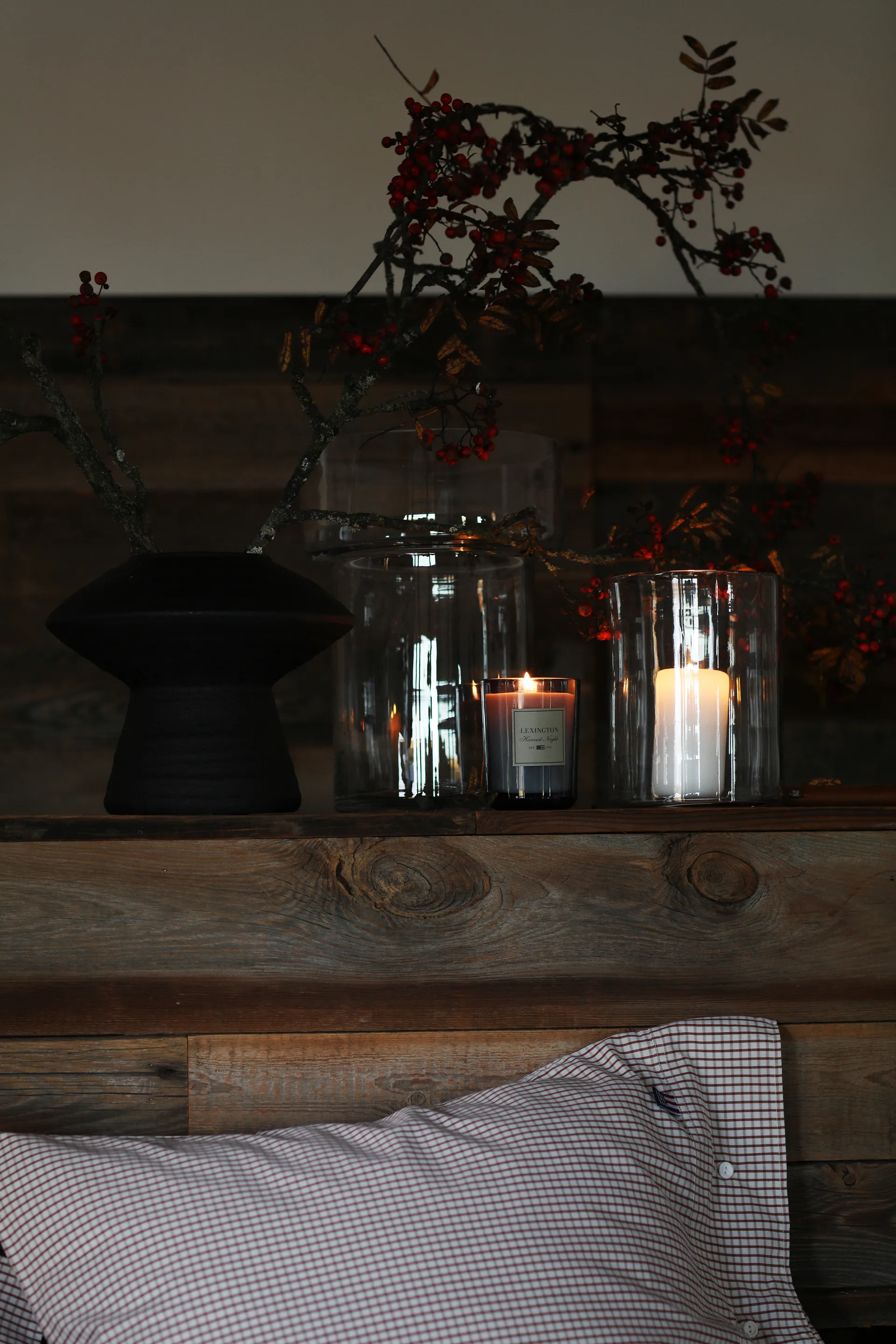 Candela profumata Harvest Night , Grigio scuro Lexington