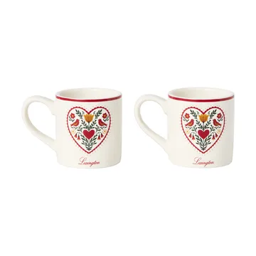 Christmas Tree mini tazza - Multicolore, 5,5x6 cm, confezione da 2 - Lexington
