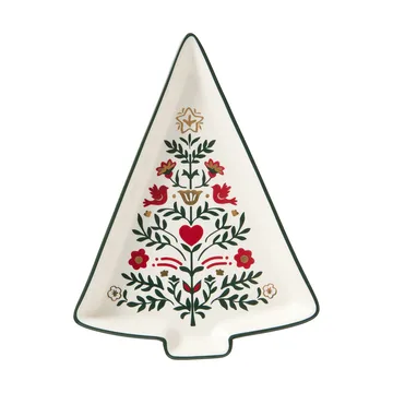 Christmas Tree piatto da portata - Multicolore, 15,2x11x1,6 cm - Lexington