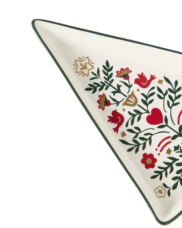 Christmas Tree piatto da portata - Multicolore, 15,2x11x1,6 cm - Lexington