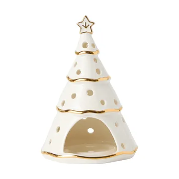 Christmas Tree portacandela - White-gold, 16,5 cm - Lexington