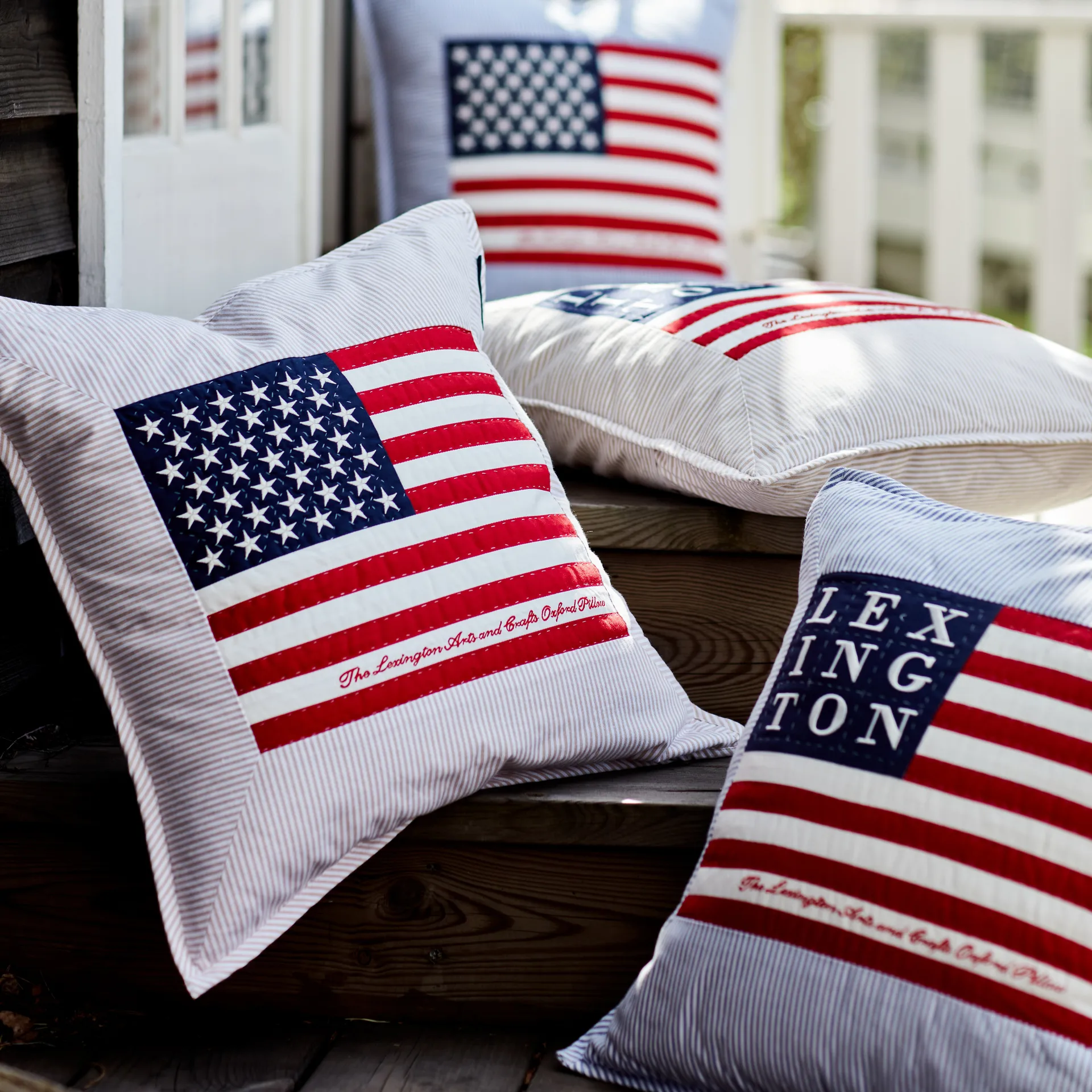 Copricuscino Icons Arts & Crafts 50x50 cm, beige-bianco Lexington