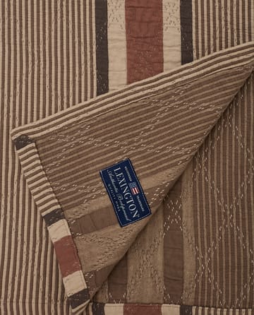 Copriletto trapuntato Side Striped Soft 160x240 cm - Beige - Lexington