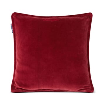 Copripiumino a quadretti in lino/cotone trapuntato 50x50 cm - Verde-rosso-beige - Lexington