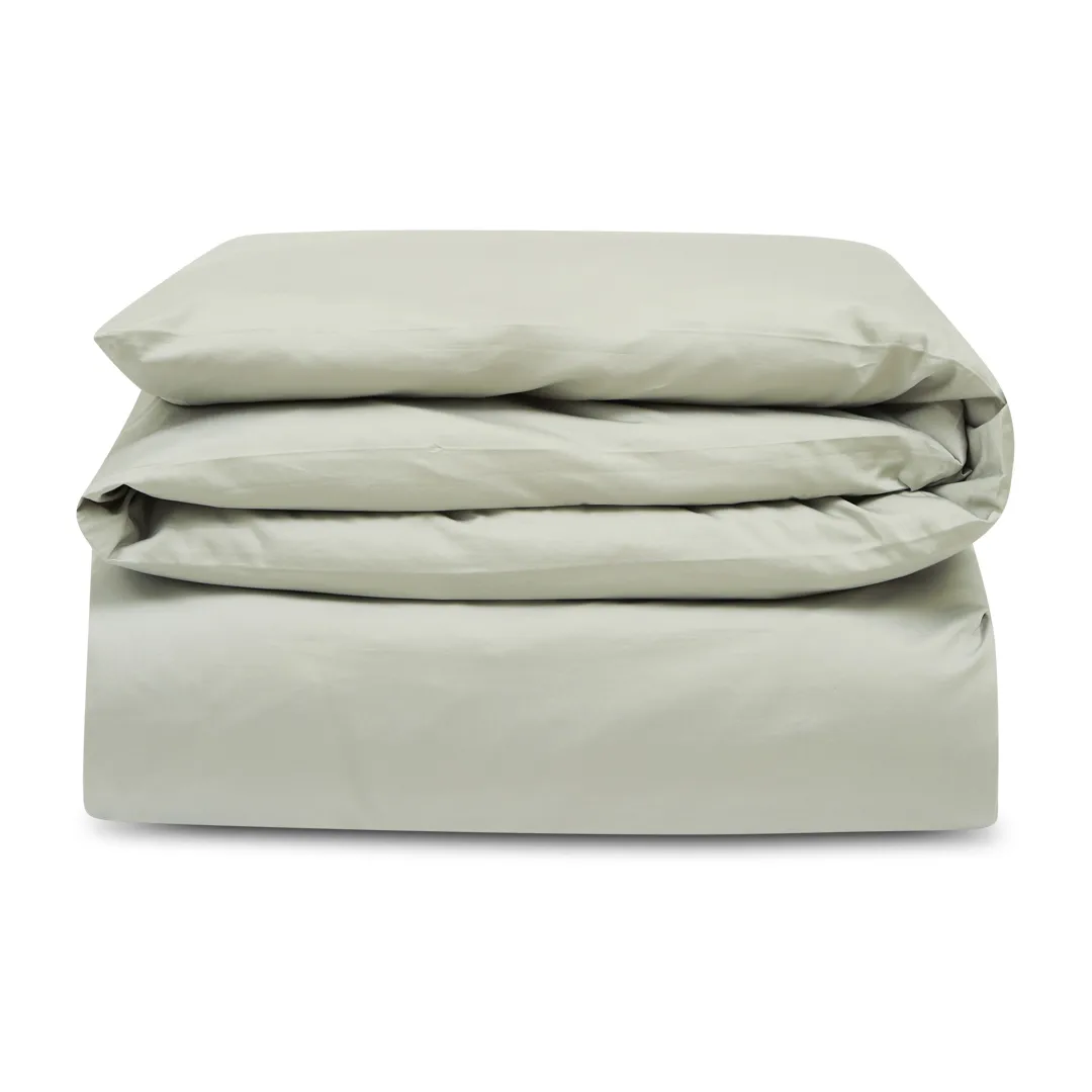 Copripiumino Hotel Cotton Sateen 150x210 cm, Verde salvia Lexington