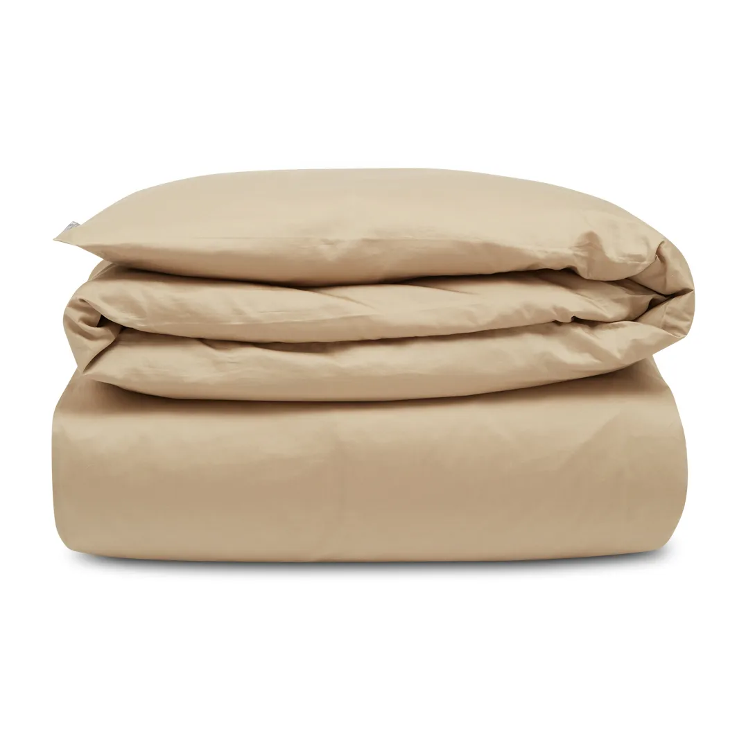 Copripiumino Hotel Cotton Sateen 220x220 cm, Beige chiaro Lexington