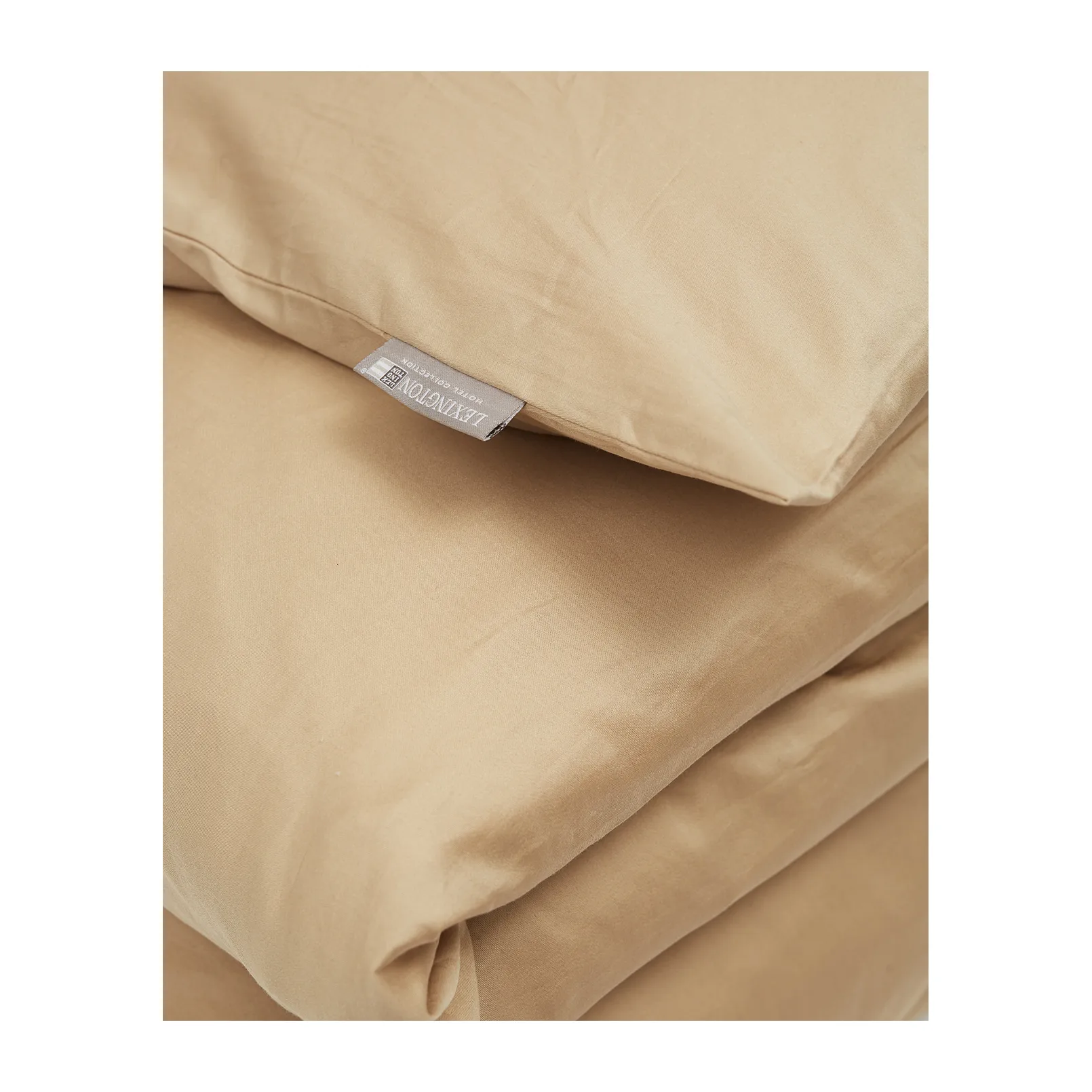 Copripiumino Hotel Cotton Sateen 220x220 cm, Beige chiaro Lexington