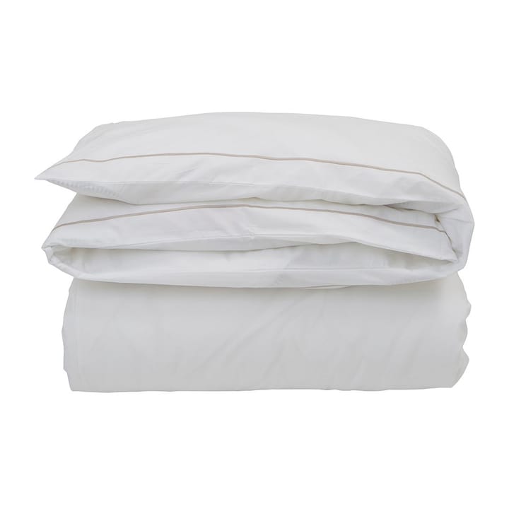 Copripiumino Hotel Percale 220x220 cm - Bianco-beige chiaro - Lexington