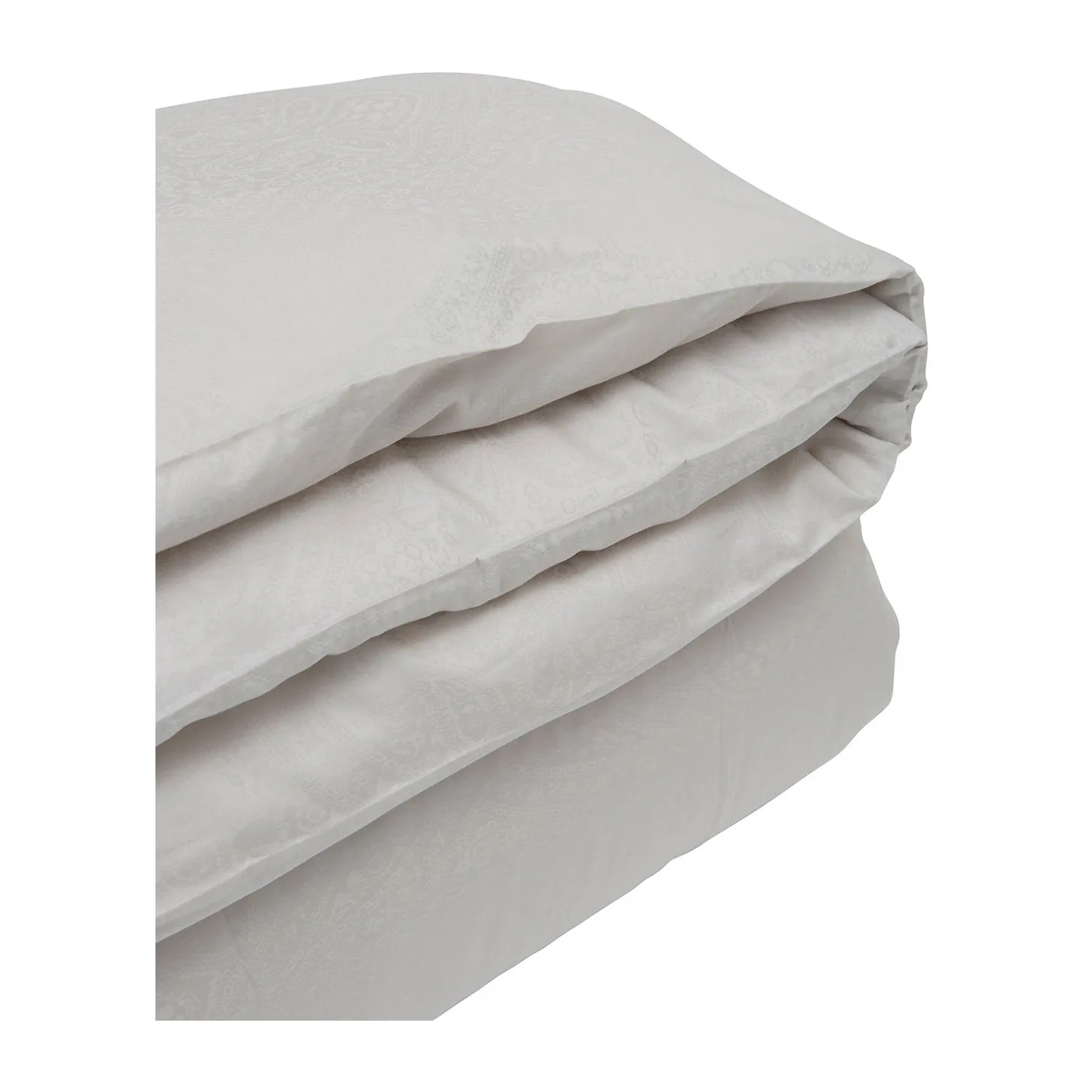 Copripiumino Hotel Sateen Jacquard 220x220 cm, Beige chiaro Lexington