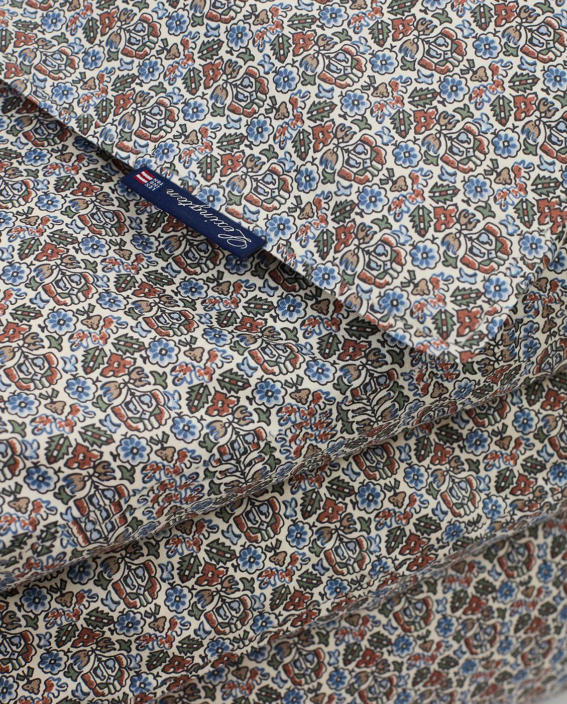 Copripiumino Printed flowers in cotone 150x210 cm, Beige Multi Lexington