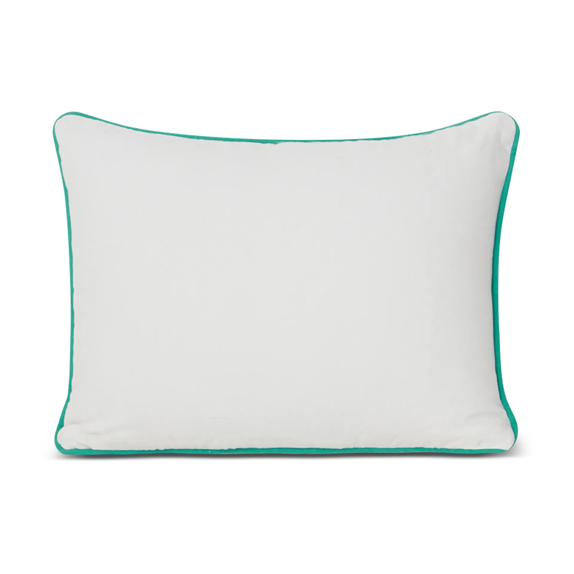 Cuscino Beach Club Small Embroidered 30x40 cm, Blu-bianco-verde Lexington