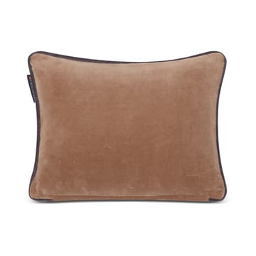 Cuscino Lodge Organic Cotton Velvet 30x40 cm - Beige, grigio scuro - Lexington