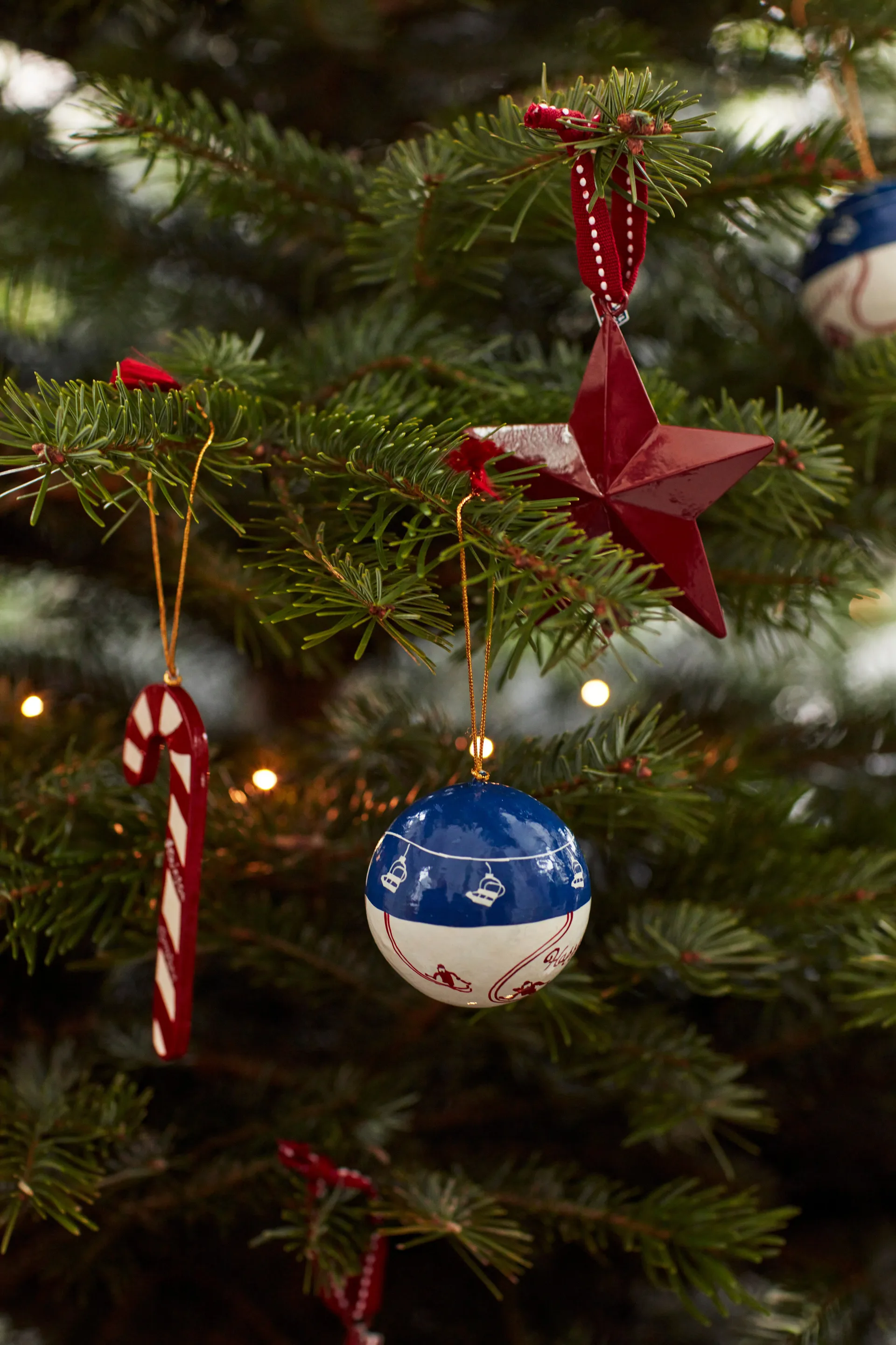 Decorazione per albero di Natale Candy Cane in cartapesta, 12 cm Lexington