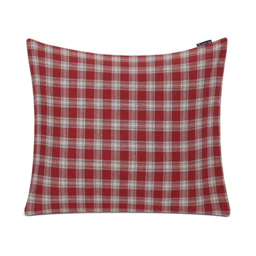Federa Checked Flannel 50x60 cm - Rosso, grigio, bianco - Lexington