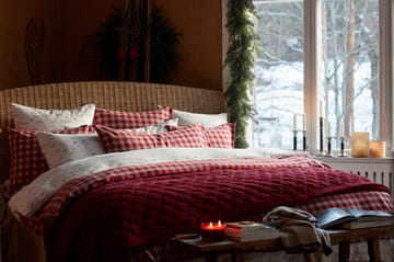 Federa Checked Flannel 50x60 cm - Rosso, grigio, bianco - Lexington