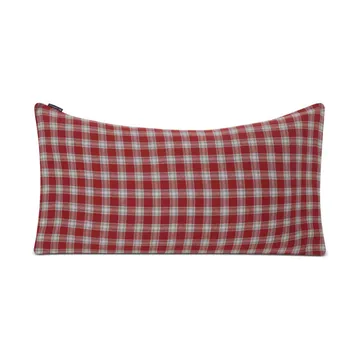 Federa Checked Flannel 50x90 cm - Rosso, grigio, bianco - Lexington