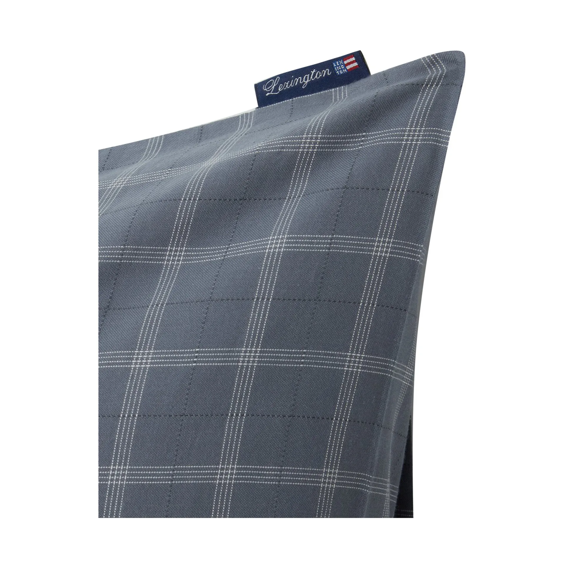 Federa Checked Pinpoint Oxford 50x60 cm, Dove Lexington
