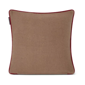 Federa Fresh Snow Ski Lift in misto lana, 50x50 cm - Beige, bianco, rosso - Lexington