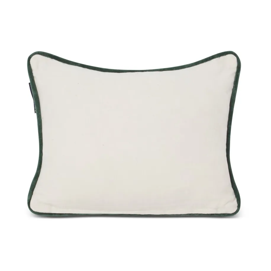 Federa Holiday Car in cotone organico vellutato, 30x40 cm, Bianco, rosso, multicolore Lexington