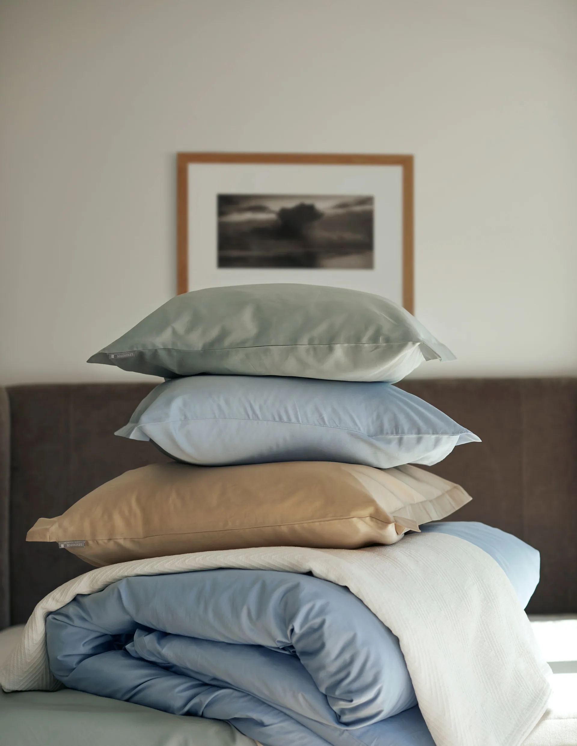 Federa Hotel Cotton Sateen 50x90 cm, Beige chiaro Lexington