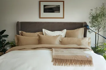 Federa Hotel Cotton Sateen 50x90 cm - Beige chiaro - Lexington
