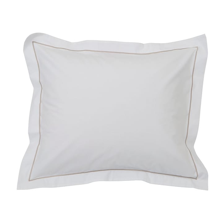 Federa Hotel Percale 50x90 cm - Bianco-beige chiaro - Lexington