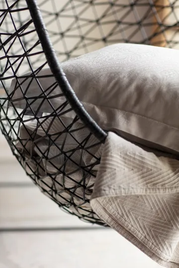 Federa Hotel Sateen Jacquard 50x60 cm - Beige chiaro - Lexington