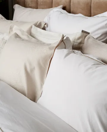 Federa Hotel Sateen Jacquard 50x60 cm - Beige chiaro - Lexington