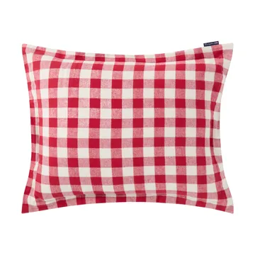 Federa in flanella di cotone a quadri 150x210 cm - Beige red-light - Lexington