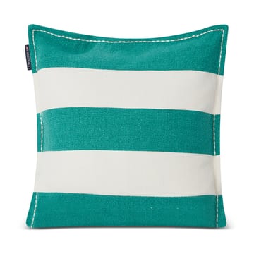 Federa per cuscino Block Stripe Printed 50x50 cm - Verde-bianco - Lexington