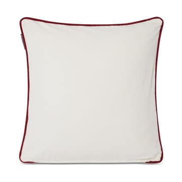 Federa Spruce Stars Org Cotton Velvet, 50x50 cm - Bianco, rosso, verde - Lexington