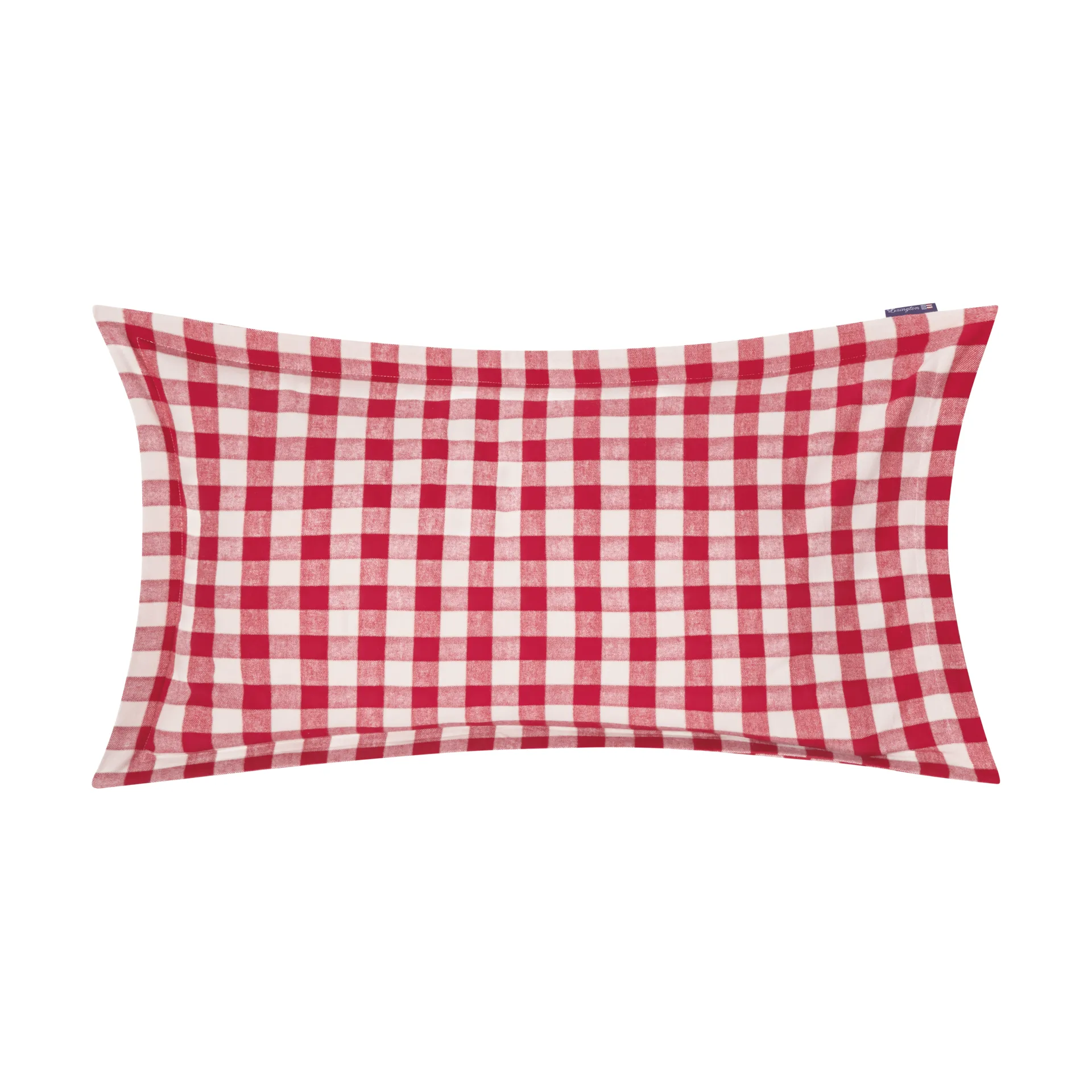 Federe in flanella di cotone a quadri 50x90 cm, Beige red-light Lexington