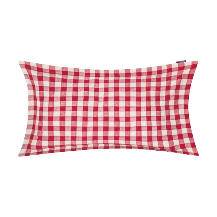 Federe in flanella di cotone a quadri 50x90 cm - Beige red-light - Lexington
