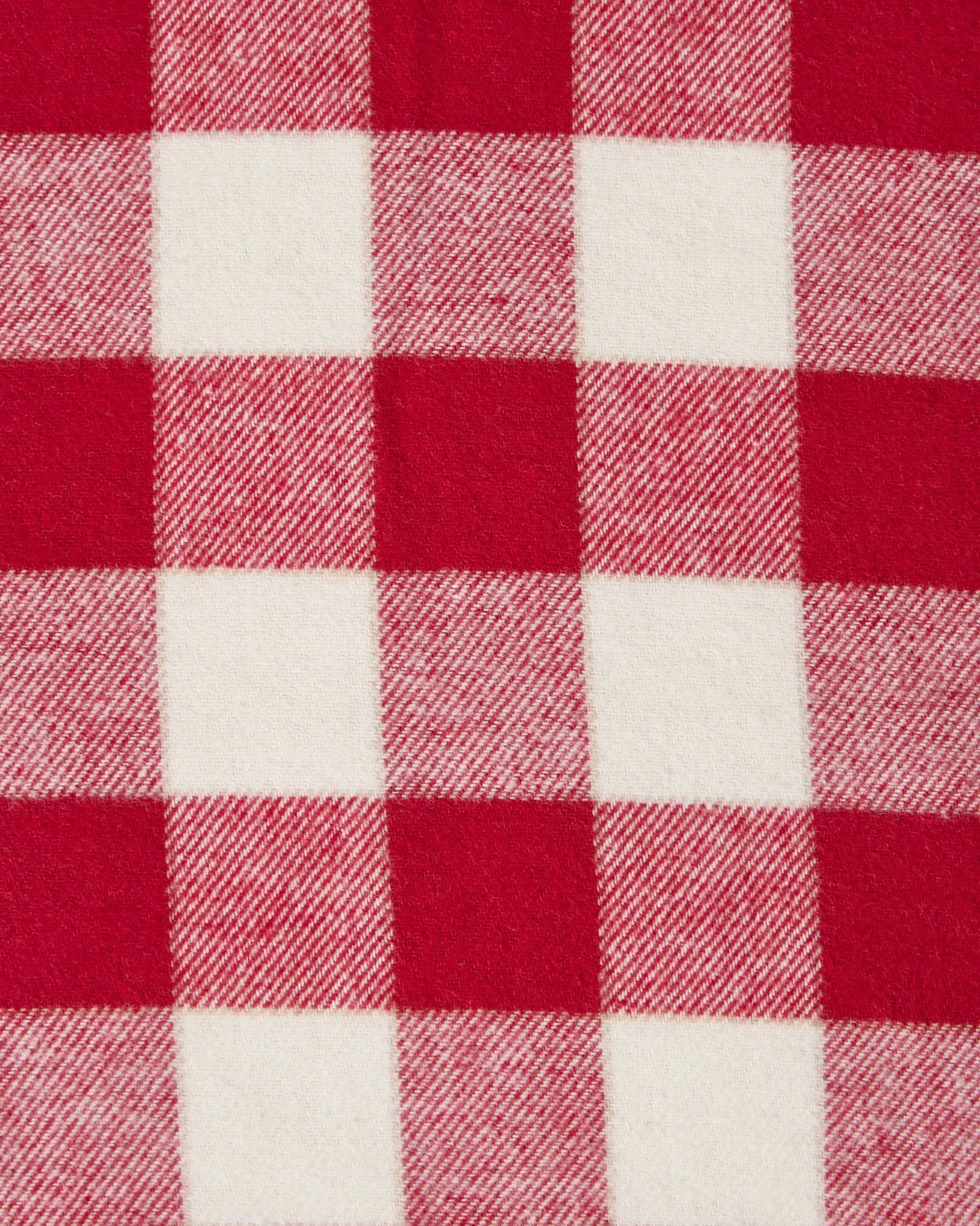 Federe in flanella di cotone a quadri 50x90 cm, Beige red-light Lexington
