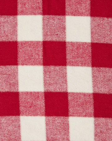 Federe in flanella di cotone a quadri 50x90 cm - Beige red-light - Lexington