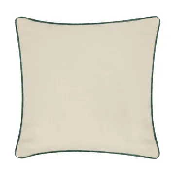 Flower Embroidered Wool Mix federa per cuscino 50x50 cm - Beige-verde chiaro - Lexington