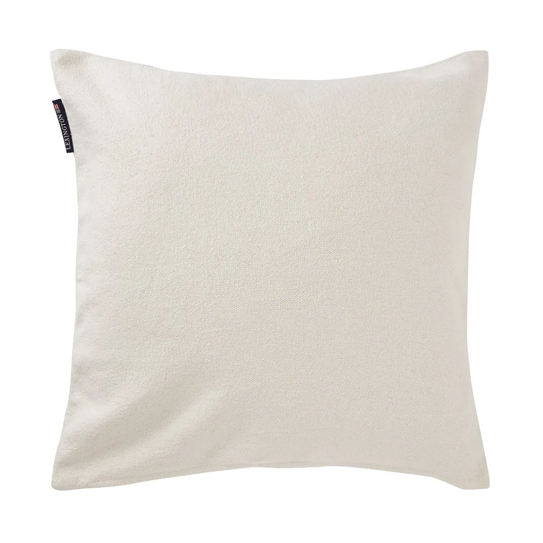 Fodera per cuscino in tela di cotone Rug Shell 50x50 cm, Bianco Lexington