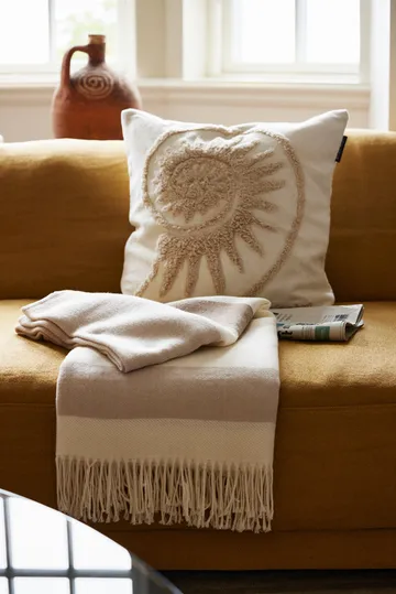 Fodera per cuscino in tela di cotone Rug Shell 50x50 cm - Bianco - Lexington