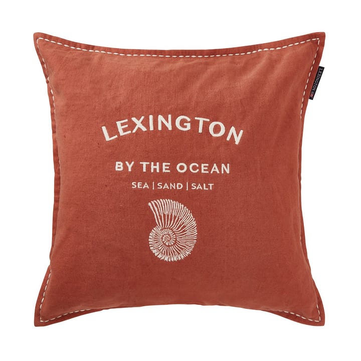 Fodera per cuscino Logo Ricamato by the ocean 50x50 cm - Cocco - Lexington