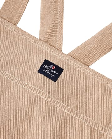 Grembiule Twill di Cotone Organico - Beige - Lexington