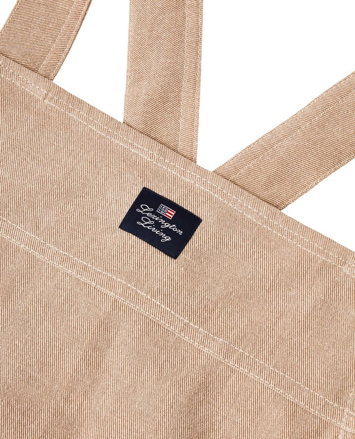 Grembiule Twill di Cotone Organico, Beige Lexington
