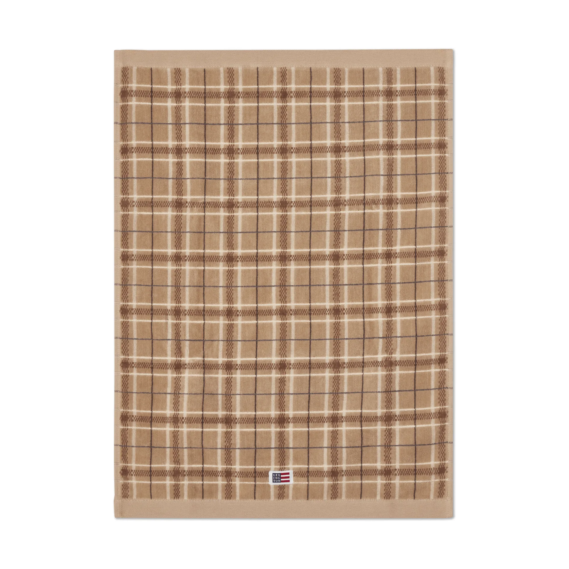 Lexington checked asciugamano 2 pezzi, Beige-gray Lexington