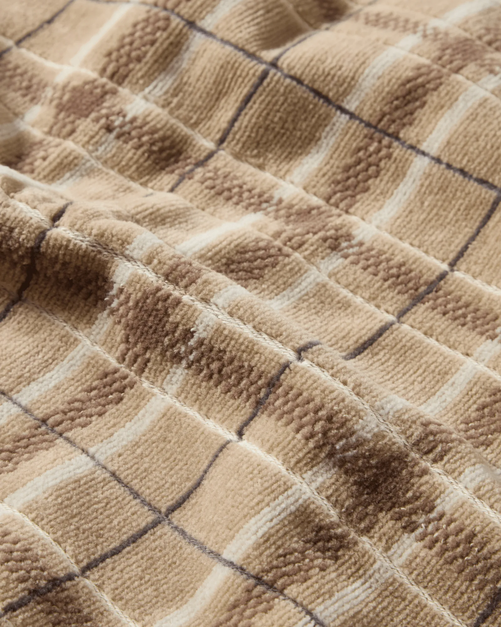 Lexington checked asciugamano 2 pezzi, Beige-gray Lexington