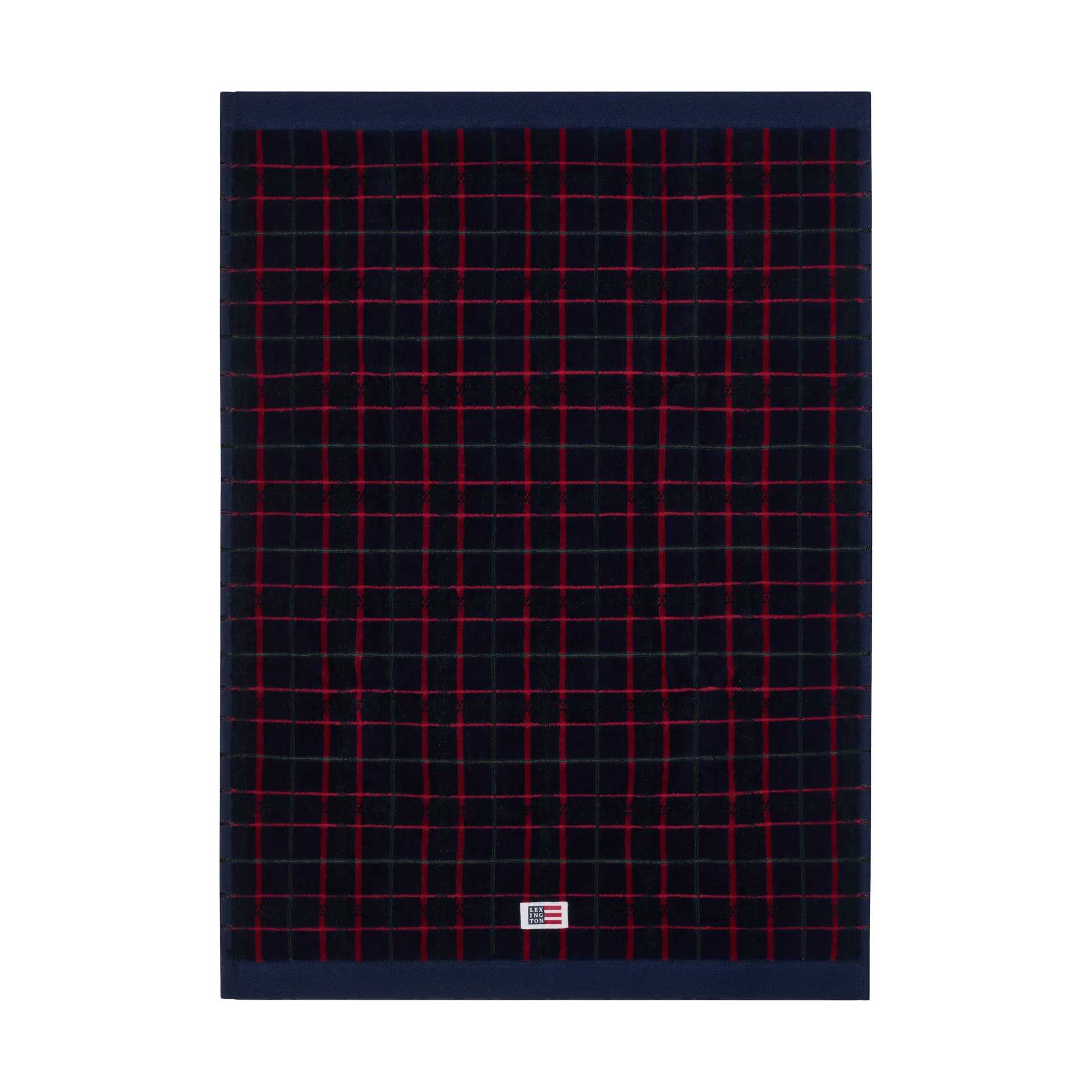 Lexington checked asciugamano 2 pezzi, Navy-green, 50x70 cm Lexington