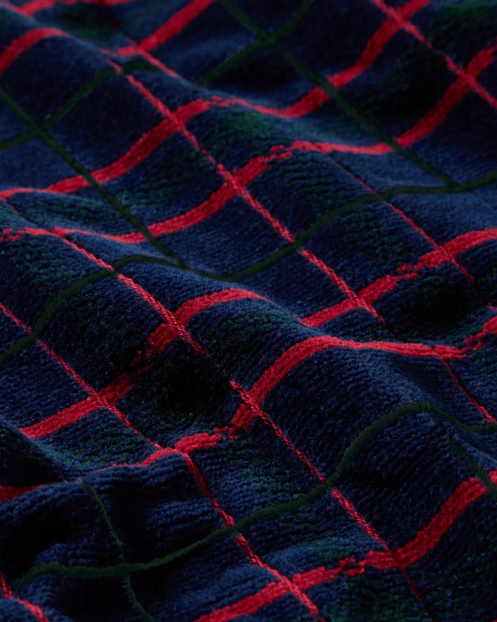 Lexington checked asciugamano 2 pezzi, Navy-green, 50x70 cm Lexington