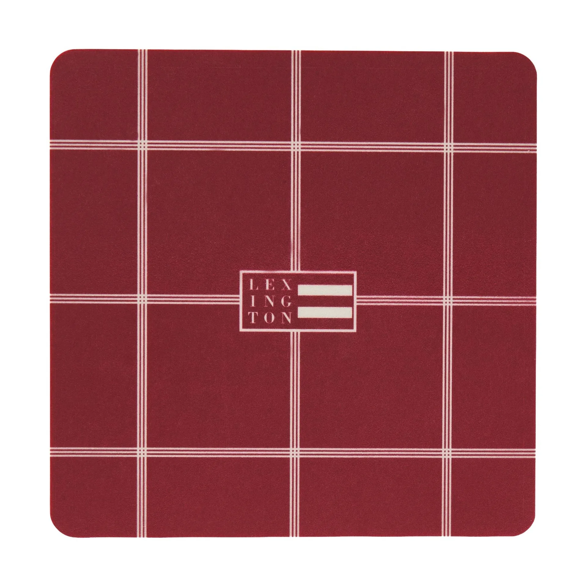 Lexington sottobicchieri laminati, Beige red-light, 9x9 cm, confezione da 4 Lexington