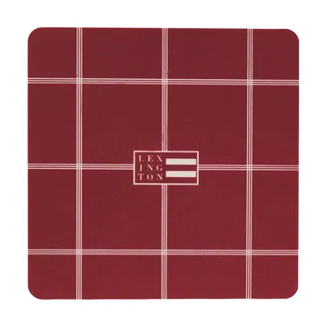 Lexington sottobicchieri laminati - Beige red-light, 9x9 cm, confezione da 4 - Lexington