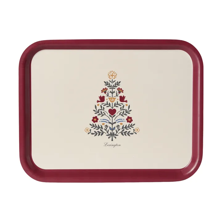 Lexington vassoio da portata laminato - Rosso chiaro beige, 16x28 cm - Lexington